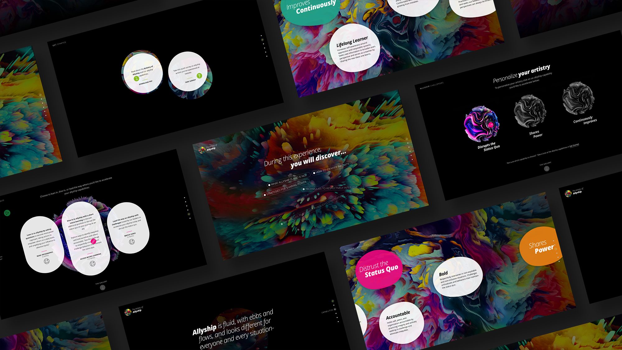Artistry of Allyship &mdash; the hub&rsquo;s morphing abstract spaces