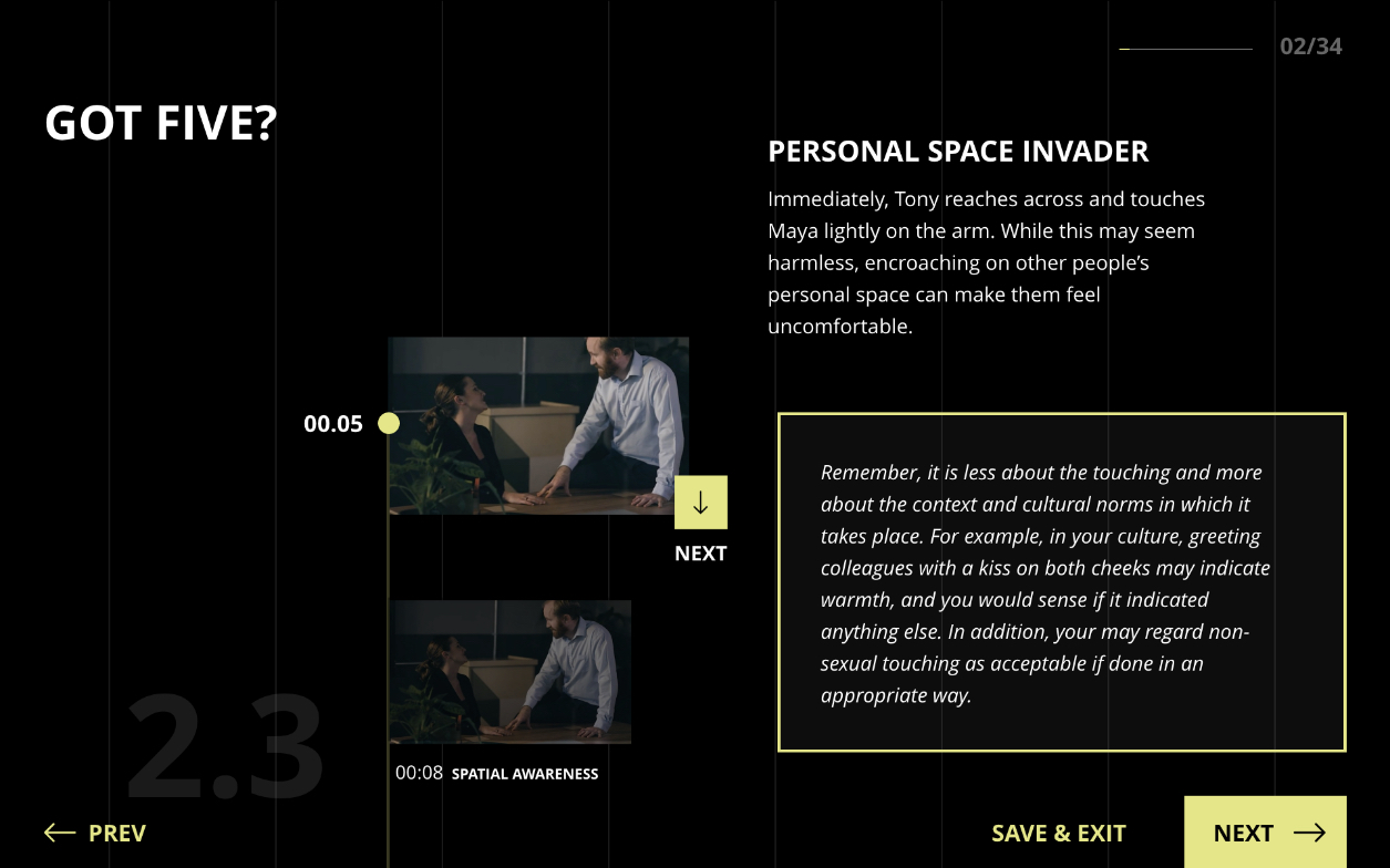 Respect & Inclusion &mdash; Interactive learning experience