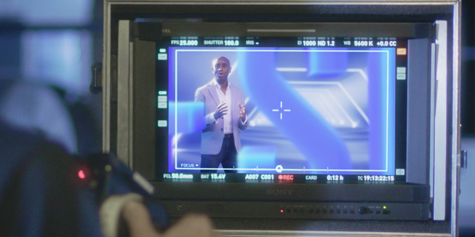 KPMG ESG Mindset — blue marble motif