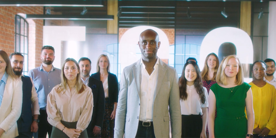 KPMG ESG Mindset — presenter in immersive setting