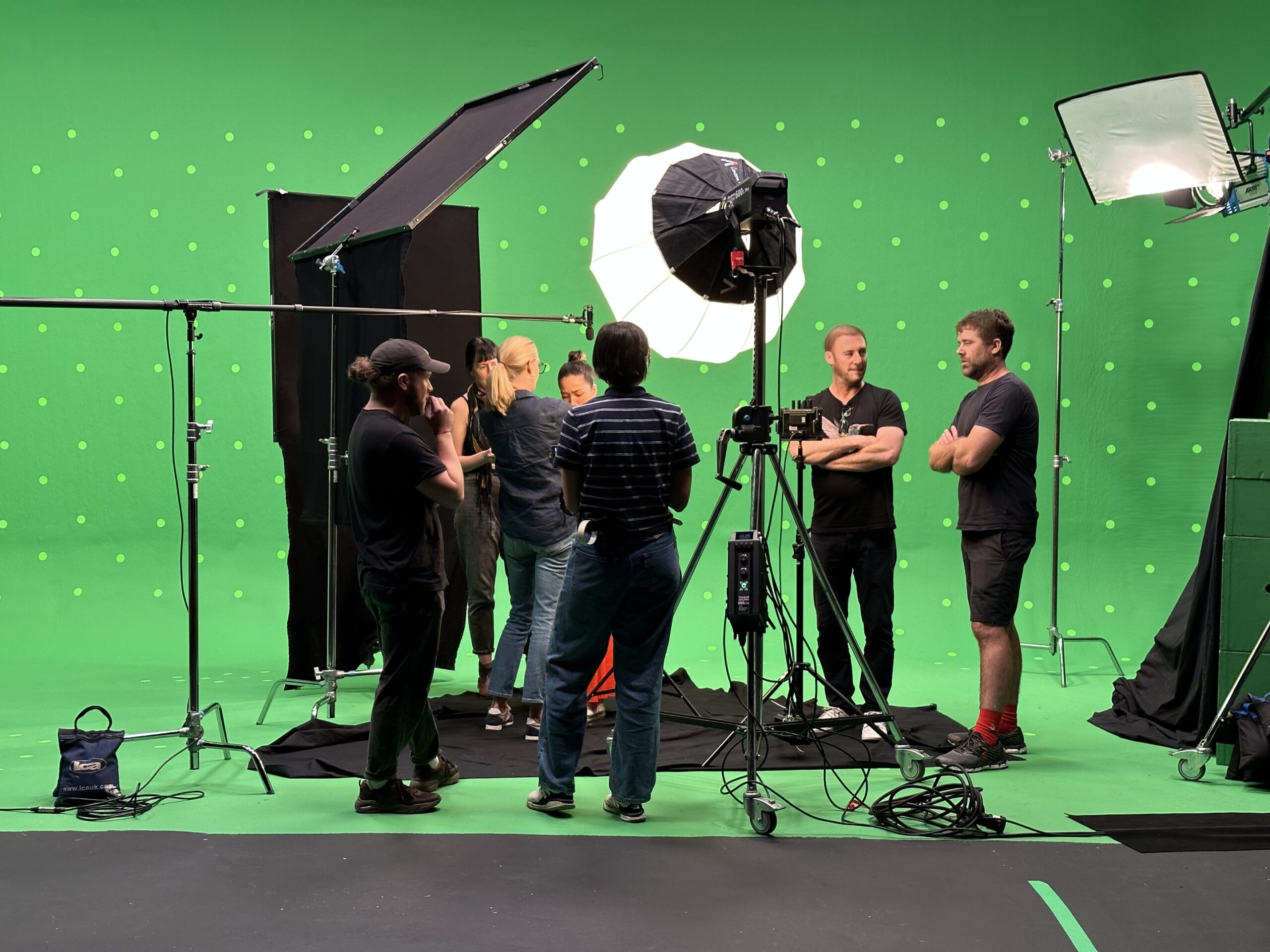 KPMG ESG Make the Difference — expert filming on green screen