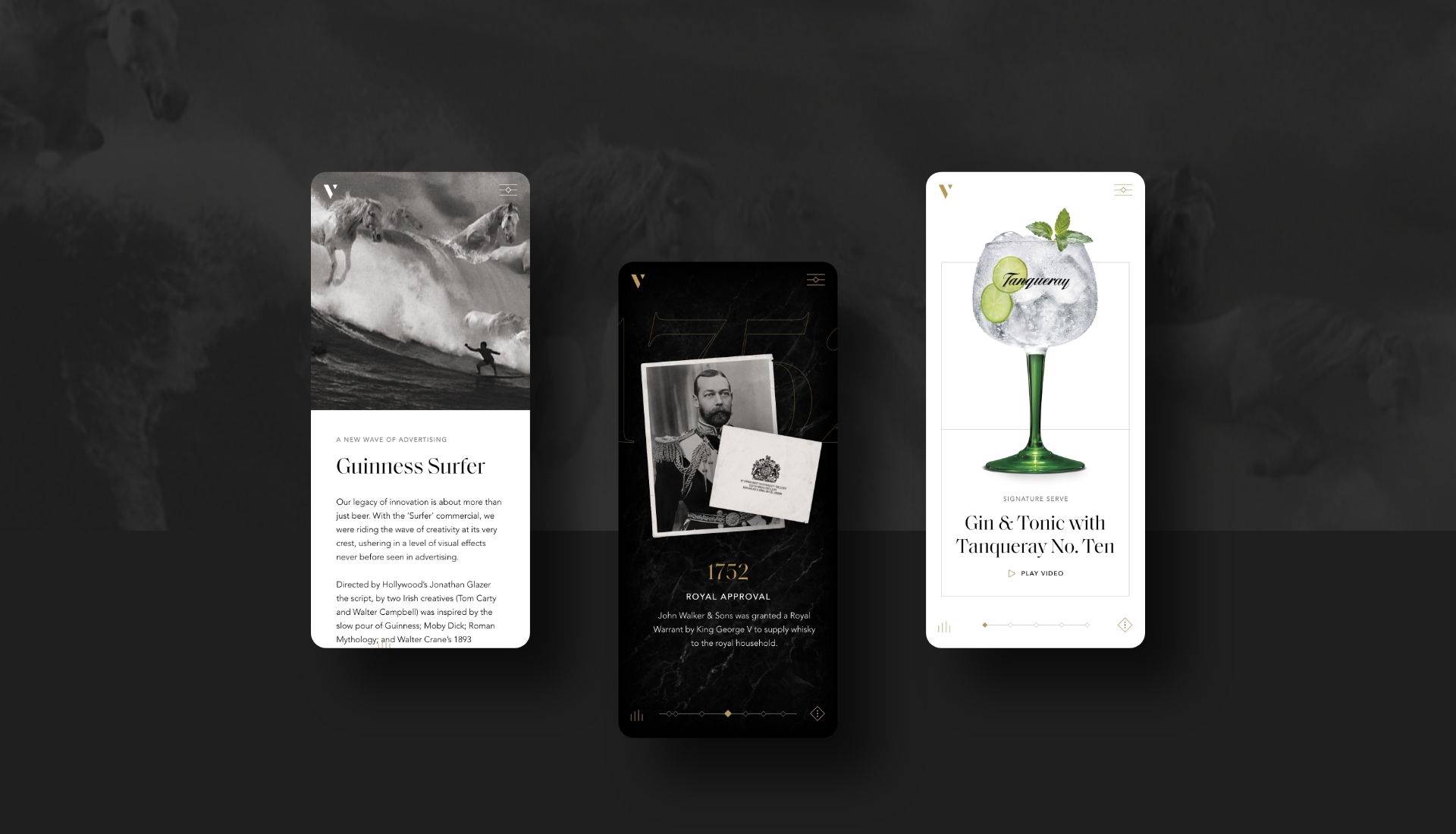 The Vault — Interactive brand exploration